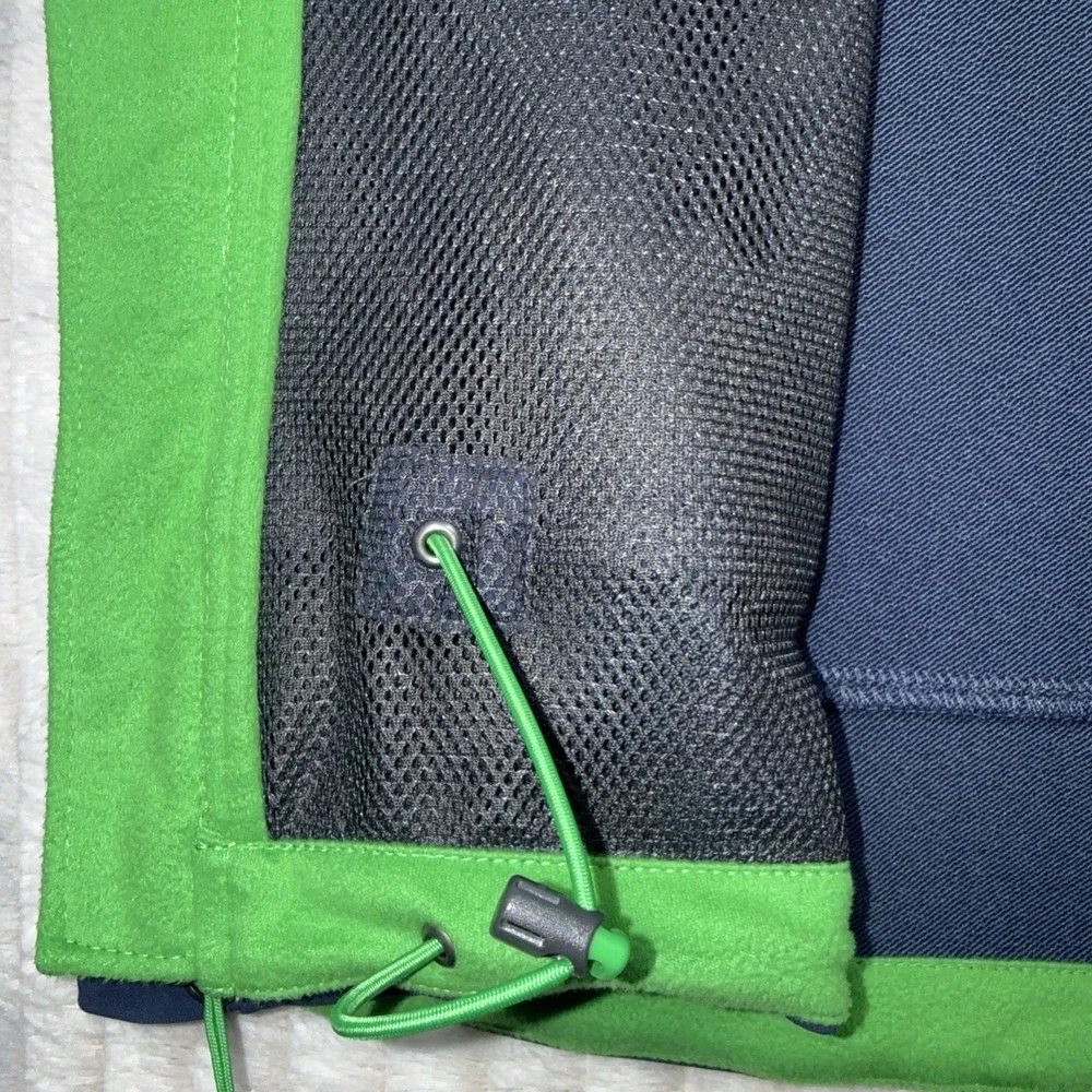 The‎ North Face Jacket Mens Med Blue Apex Pneumatic Softshell Windwall NWOT Mint